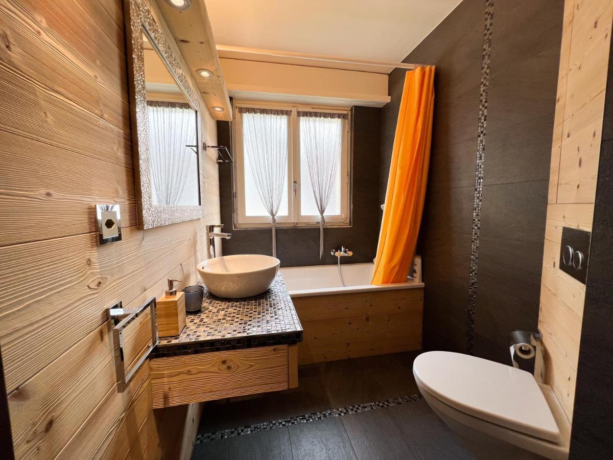 Bel Appartement 3 Pieces Au Pied Des Pistes De Ski Crans-Montana Bagian luar foto